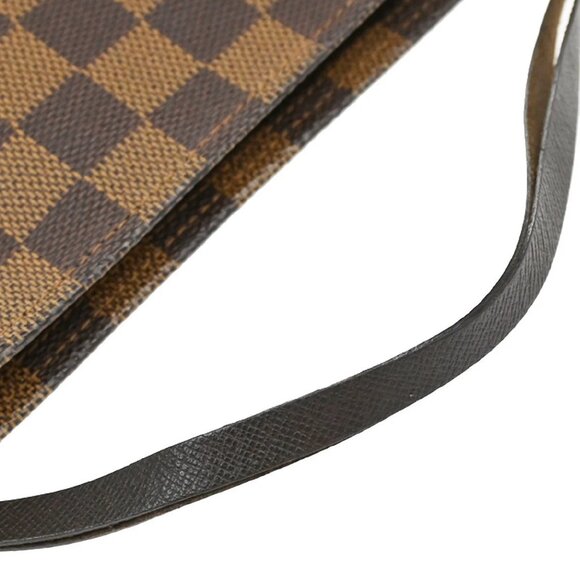 LOUIS VUITTON Trousse Makeup Hand Bag Damier Ebene Leather Brown N51982 89KA770 - Picture 8 of 16